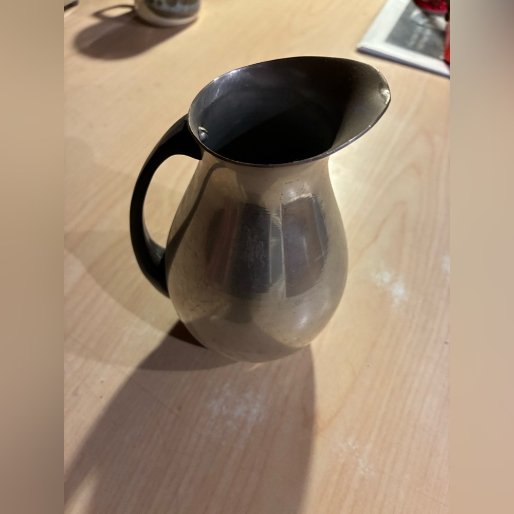 1950s herald Stainless Steel Pitcher with Black Handle